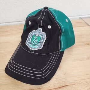 Harry Potter Slytherin Hat Baseball Cap Snapback Black Green Universal Studios
